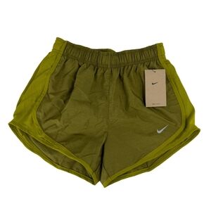 Nike Olive Green Dri-FIT Running Shorts